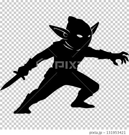Fantasy Silhouette Icons Fantasy Silhouette Icons 131953421