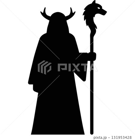 Fantasy Silhouette Icons Fantasy Silhouette Icons 131953428