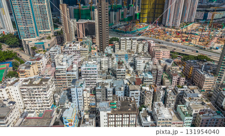 Oct 6 2025 Historic Tong Lau Buildings in Kowloon City Streets 131954040