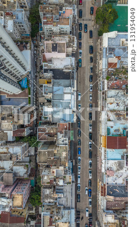 Oct 6 2025 Historic Tong Lau Buildings in Kowloon City Streets 131954049
