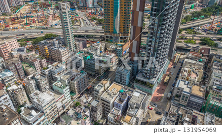 Oct 6 2025 Historic Tong Lau Buildings in Kowloon City Streets 131954069