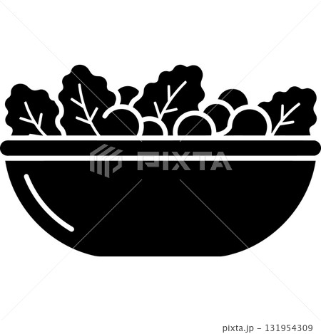 organic salad in a bowl 131954309