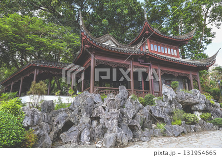 Historic Kowloon Walled City Park Garden View 131954665
