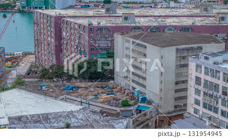 Sept 28 2025 Industrial Facility Scene in Yau Tong District 131954945