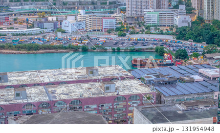 Sept 28 2025 Industrial Facility Scene in Yau Tong District 131954948