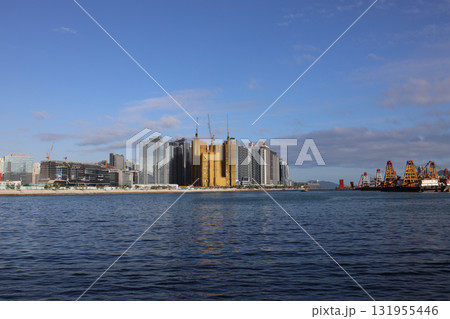 Sept 27 2025 City Waterfront Skyline With Modern Buildings And Construction 131955446