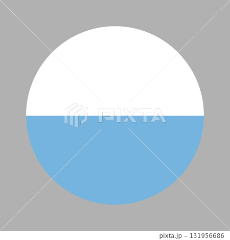 Rounded flag of San Marino. San Marino civil flag circle logo, icon. San Marino flag button. Rounded flag of San Marino. San Marino civil flag circle logo, icon. San Marino flag button. 131956686