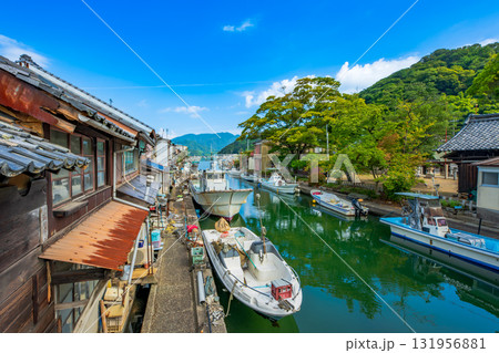 京都　舞鶴　吉原地区の町並み 131956881