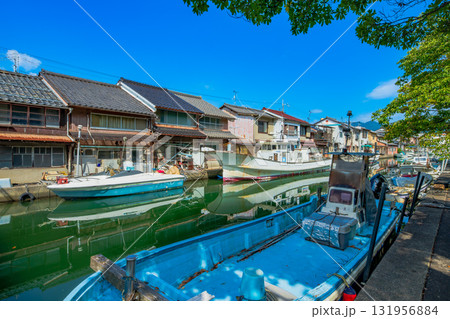 京都　舞鶴　吉原地区の町並み 131956884