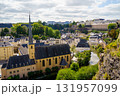 丘の上から撮影したルクセンブルグ 131957099
