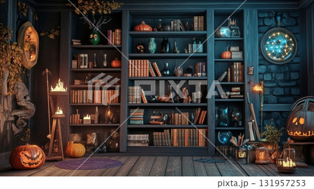 Enchanting Halloween Study. 131957253