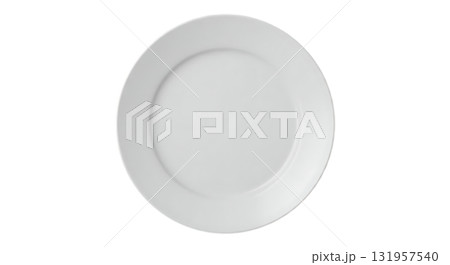 Elegant white dinner plate ready for a culinary masterpiece, perfect for modern dining experiences and professional food photography. Elegant white dinner plate ready for a culinary masterpiece, perfect for modern dining experiences and professional food photography. 131957540