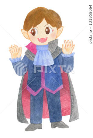 ハロウィンの男の子01 吸血鬼 ハロウィンの男の子01 吸血鬼 131958064