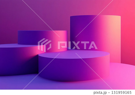Shades of Plum Create Intriguing Geometric Forms in Modern Artistic Display Generative AI Shades of Plum Create Intriguing Geometric Forms in Modern Artistic Display Generative AI 131959165