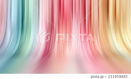 Abstract colorful vertical stripes blurred gradient pattern 131959885