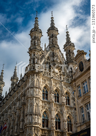 Leuven Town Hall gothic facade 131960573