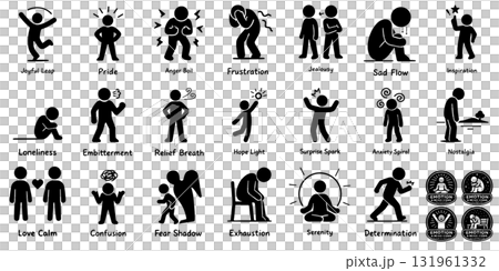 情感與心靈象形圖集、情感與心靈圖示集 131961332