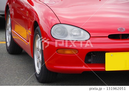 自動車イメージ　スズキカプチーノのフロントマスク 131962051