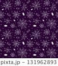 Spider web pattern. Halloween vector seamless background with cute spiders. Purple and white spooky pattern 131962893
