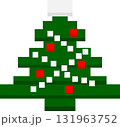 クリスマスツリーのピクセルアート 131963752