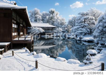 臨池亭と滴翠軒　渉成園 131964951