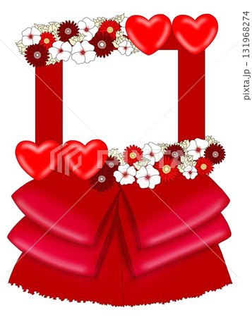 スタンドフラワー　推し活　アイドル　赤　レッド 131968274