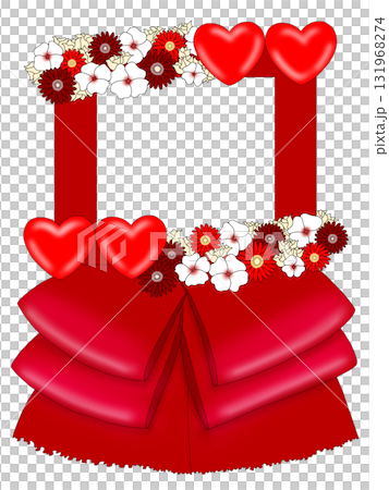 スタンドフラワー　推し活　アイドル　赤　レッド 131968274