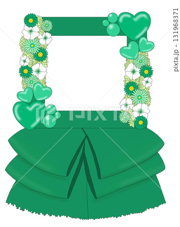 スタンドフラワー　推し活　アイドル　緑　グリーン 131968371