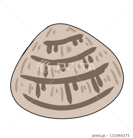 アサリ 動物　シンプル 131968375