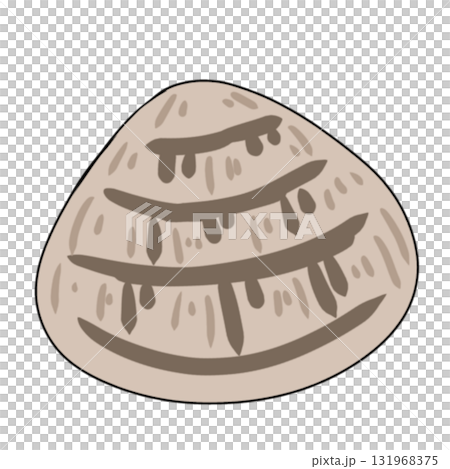 アサリ 動物　シンプル 131968375