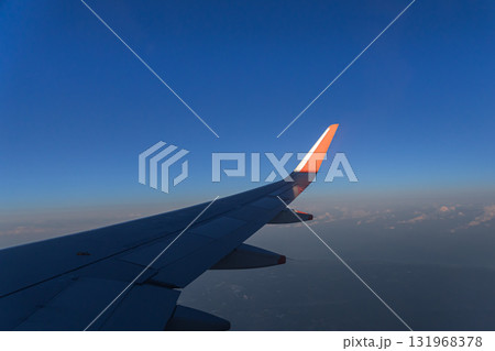 飛行機から見た風景 飛行機から見た風景 131968378