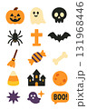かわいいハロウィンのアイコンセット 131968446