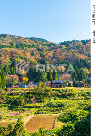 秋の田舎風景 131968515
