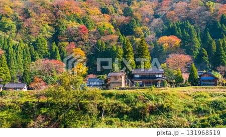 秋の田舎風景 131968519