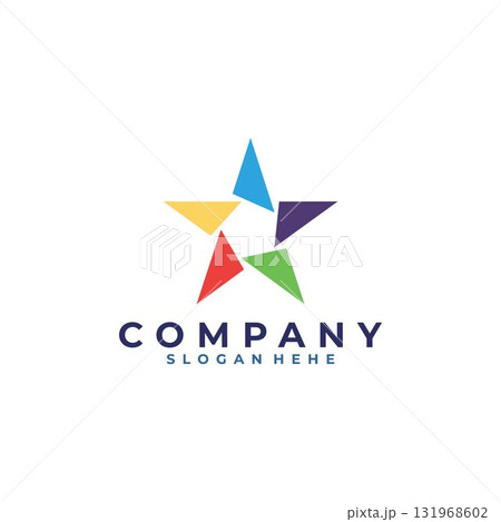 Modern star logo 131968602