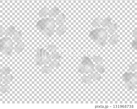 Watercolor seamless border with soft gray paw prints in gentle style. Minimal and elegant design for pet fabrics, vet clinics, wrapping paper, or creative dog themed crafts. Watercolor seamless border with soft gray paw prints in gentle style. Minimal and elegant design for pet fabrics, vet clinics, wrapping paper, or creative dog themed crafts. 131968738