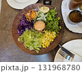 This is salad fruit on bowl 131968780