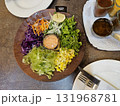This is salad fruit on bowl 131968781