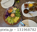 This is salad fruit on bowl 131968782