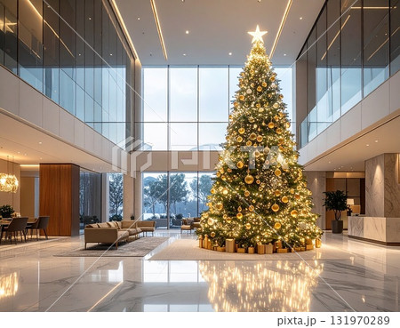 美しいクリスマスツリー 美しいクリスマスツリー 131970289