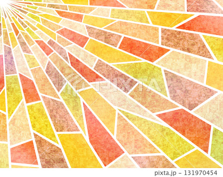 ステンドグラス風の抽象的なイラスト背景 131970454
