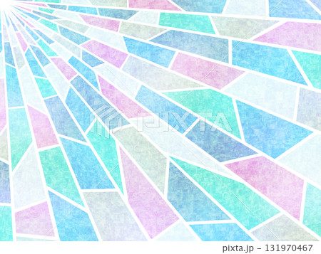 ステンドグラス風の抽象的なイラスト背景 ステンドグラス風の抽象的なイラスト背景 131970467