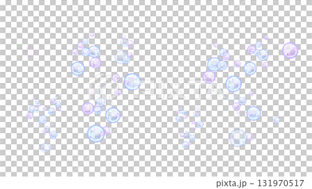 8-bit retro game style purple and light blue cute bubble illustration background transparent 131970517