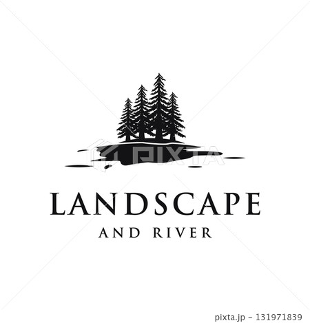 River Logo vector icon illustration design template 131971839