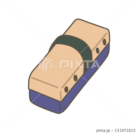 学校の雑貨シリーズ　黒板消しのイラスト 131972813