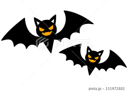 ハロウィンのコウモリ 131972882