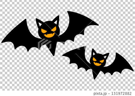 ハロウィンのコウモリ 131972882