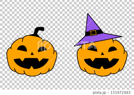 ハロウィンのジャックオーランタン 131972883