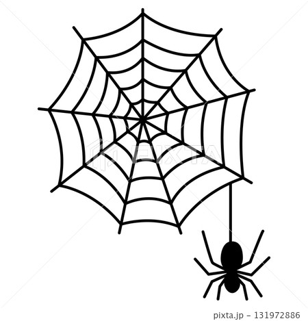 ハロウィンの蜘蛛の巣 131972886