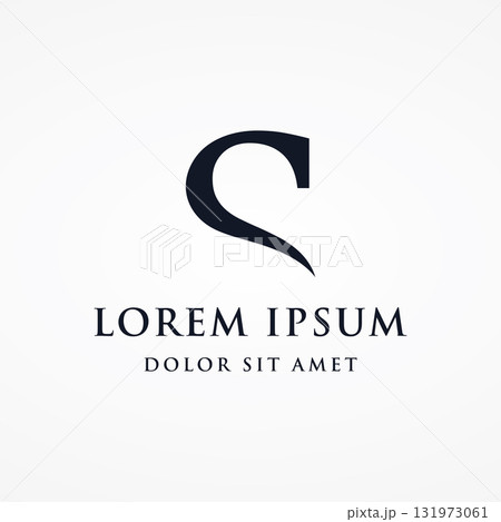 Initial letter element abstract template logo design with geometry. Modern, minimalist and luxury artistic symbol. Initial letter element abstract template logo design with geometry. Modern, minimalist and luxury artistic symbol. 131973061